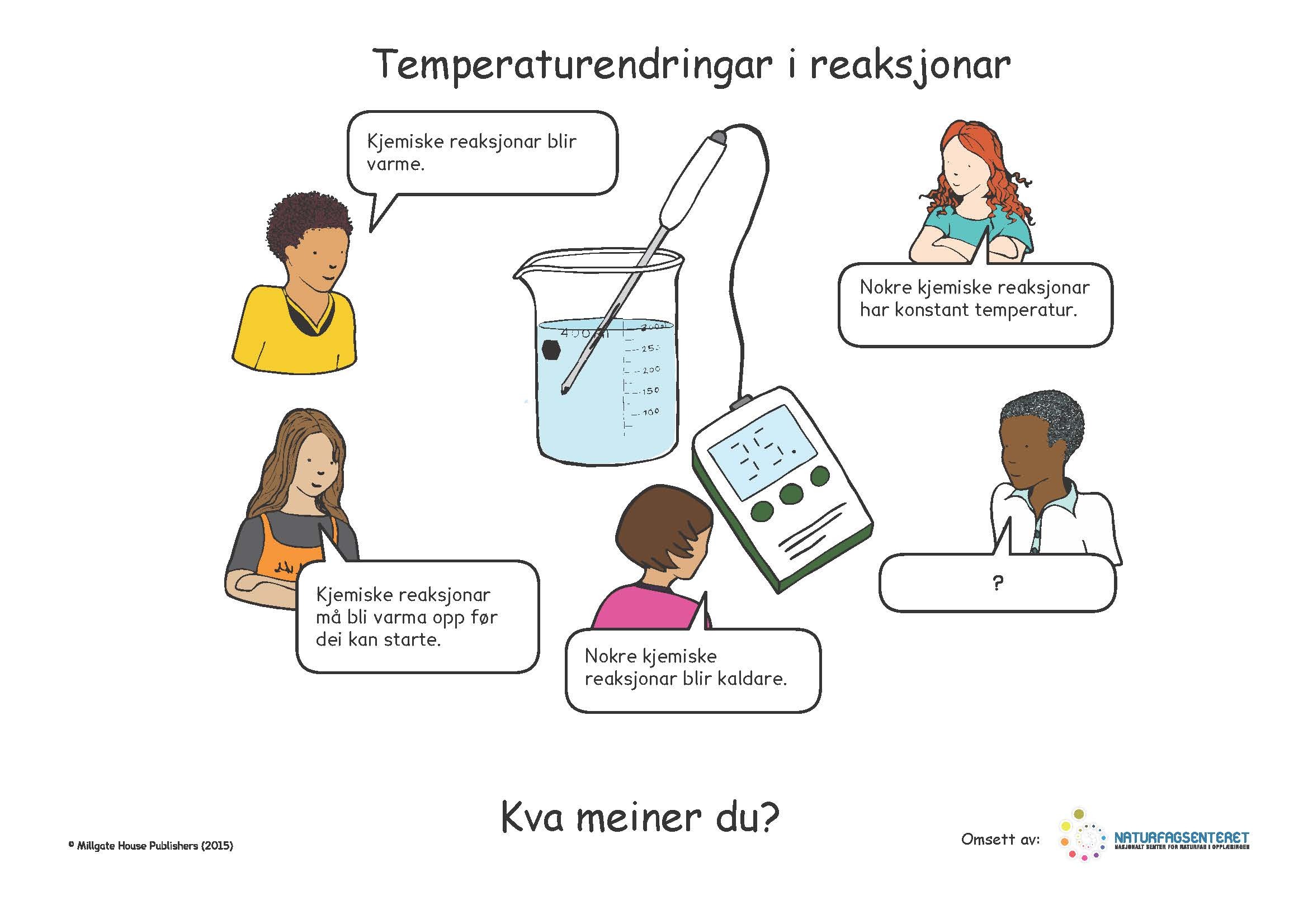 naturfag.no: Temperaturendringar i reaksjonar